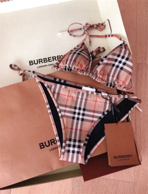 burberry women swimsuit|burberry swimsuit bikini.